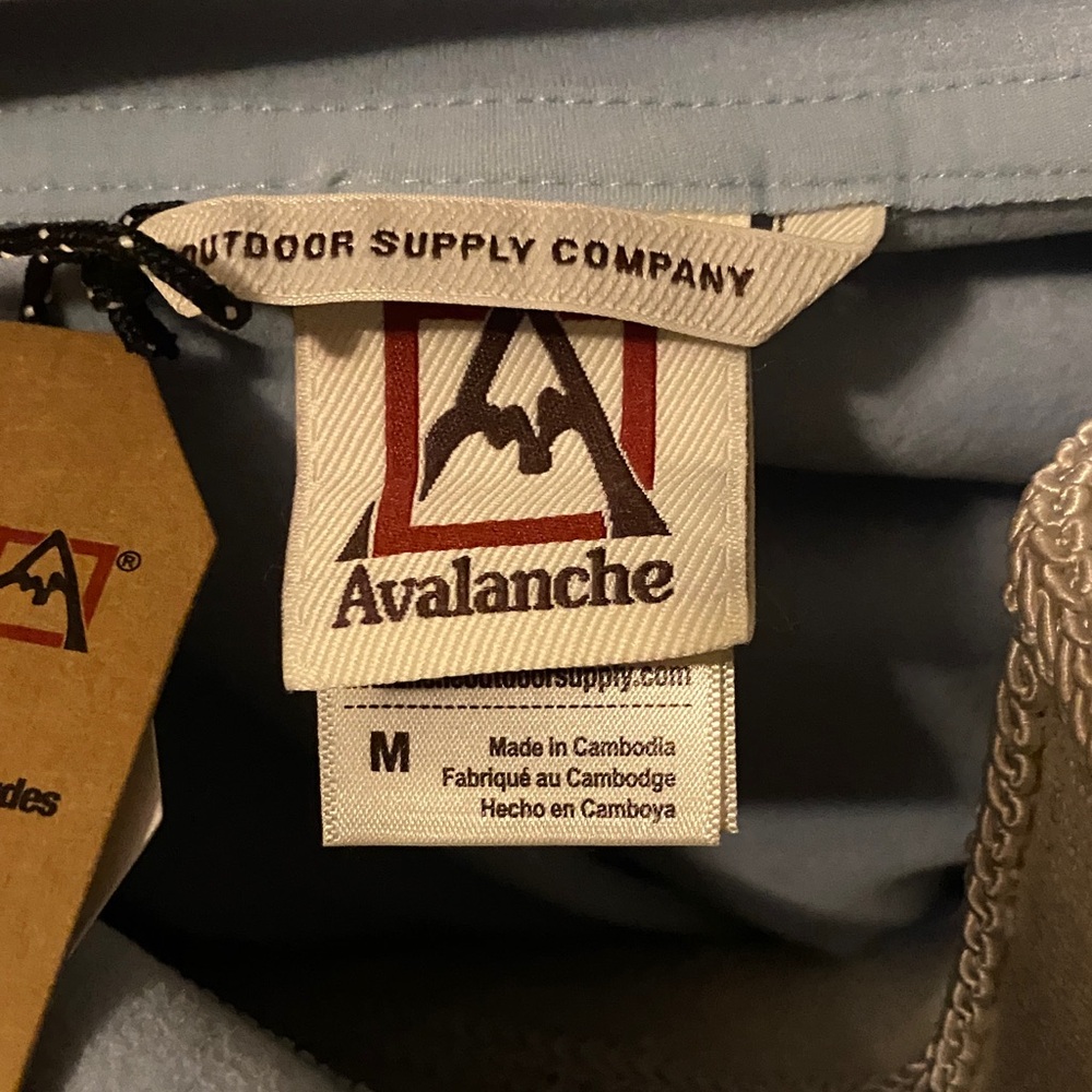 Avalanche Pale Blue Hooded Crew Sweatshirt - Picture 11 of 11